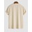 Jacquard Towel Cloth Textured Short Sleeves T-shirt