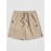 Side Slit Breathable Mountain Embroidery Drawstring Athletic Shorts
